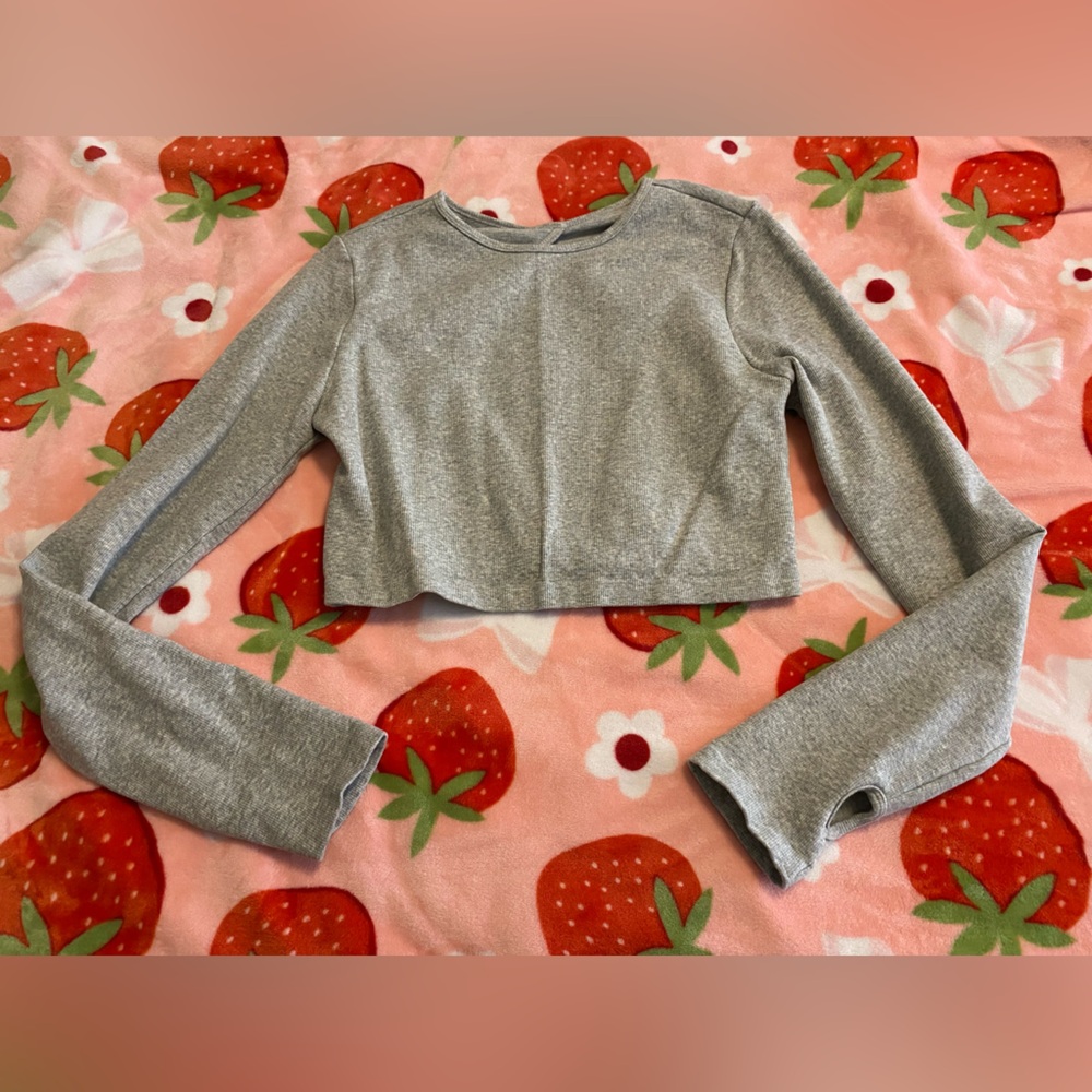 Forever 21 Heather Gray Knit Top